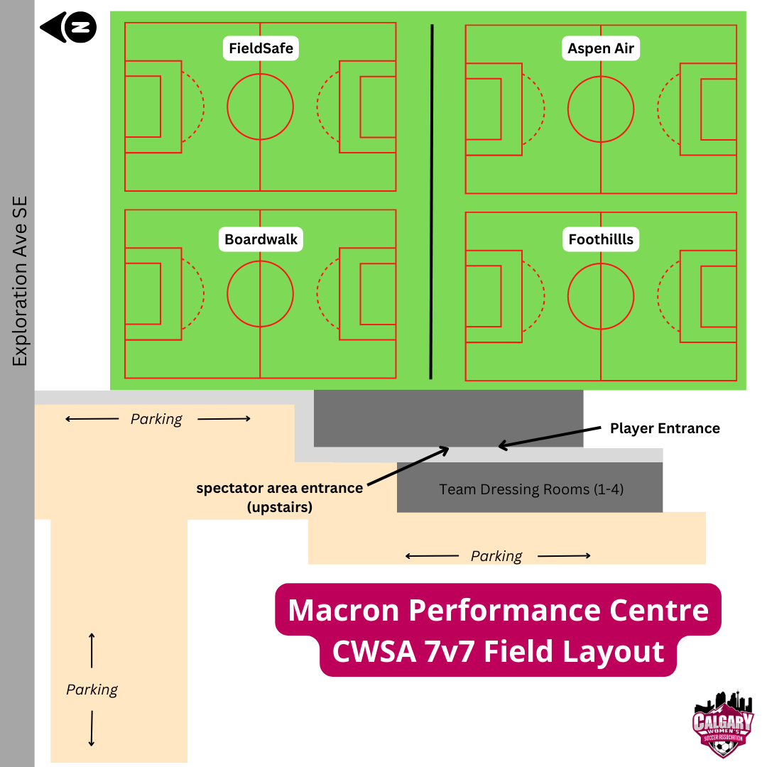 Calgary Women's Soccer Association Website by RAMP InterActive